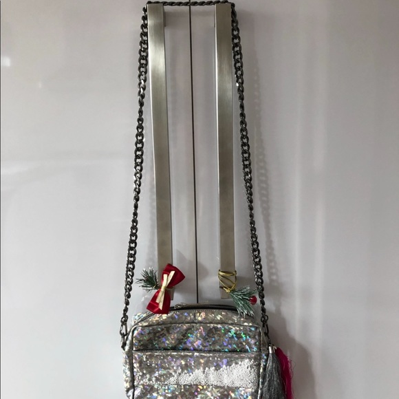 Silver iridescent shoulder bag - Picture 5 of 7